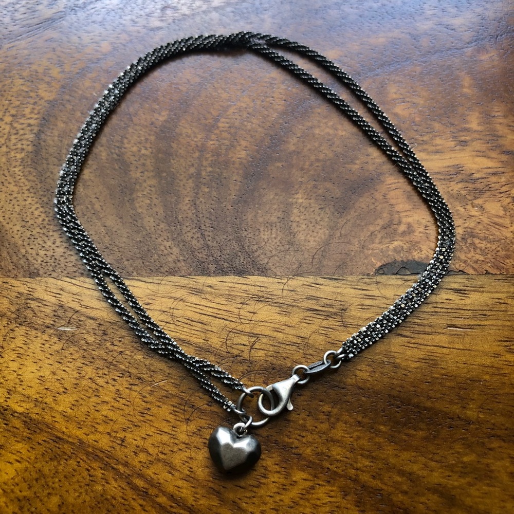 Chocolate Sterling Silver Anklet